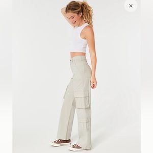 Hollister high rise cargo pants